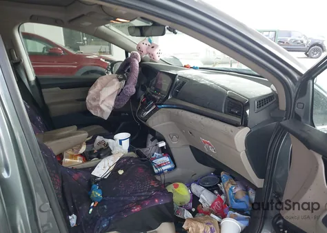 2020 Honda Odyssey Elite из США, поврежденный, VIN 5FNRL6H94LB033173